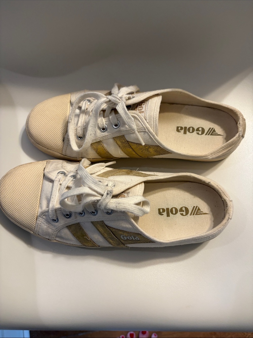 Gola Canvas Sneakers  size 10 - Picture 2 of 4